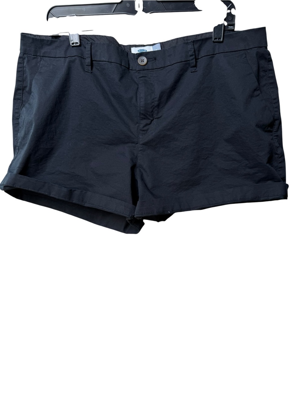 Old Navy Black Chino Shorts Women's Size 16